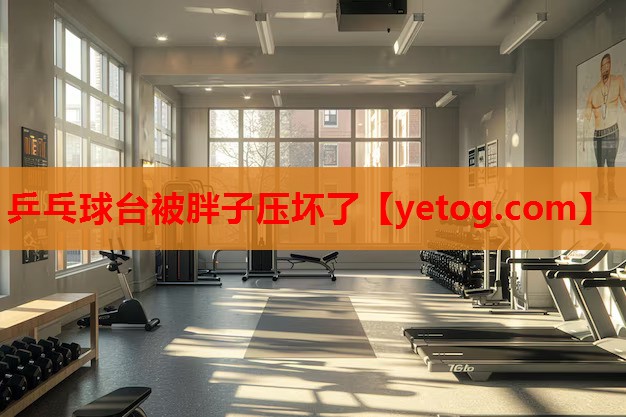 乒乓球台被胖子压坏了 乒乓球台被胖子压坏了