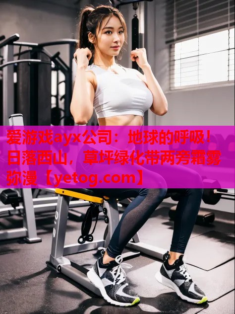 地球的呼吸!日落西山,草坪绿化带两旁霜雾弥漫 地球的呼吸!日落西山,草坪绿化带两旁霜雾弥漫